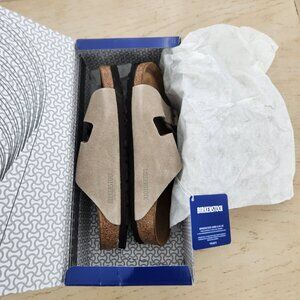 Birkenstock Arizona Suede Leather - Taupe, Size EU: 37 (US size: 6-6.5) NWT